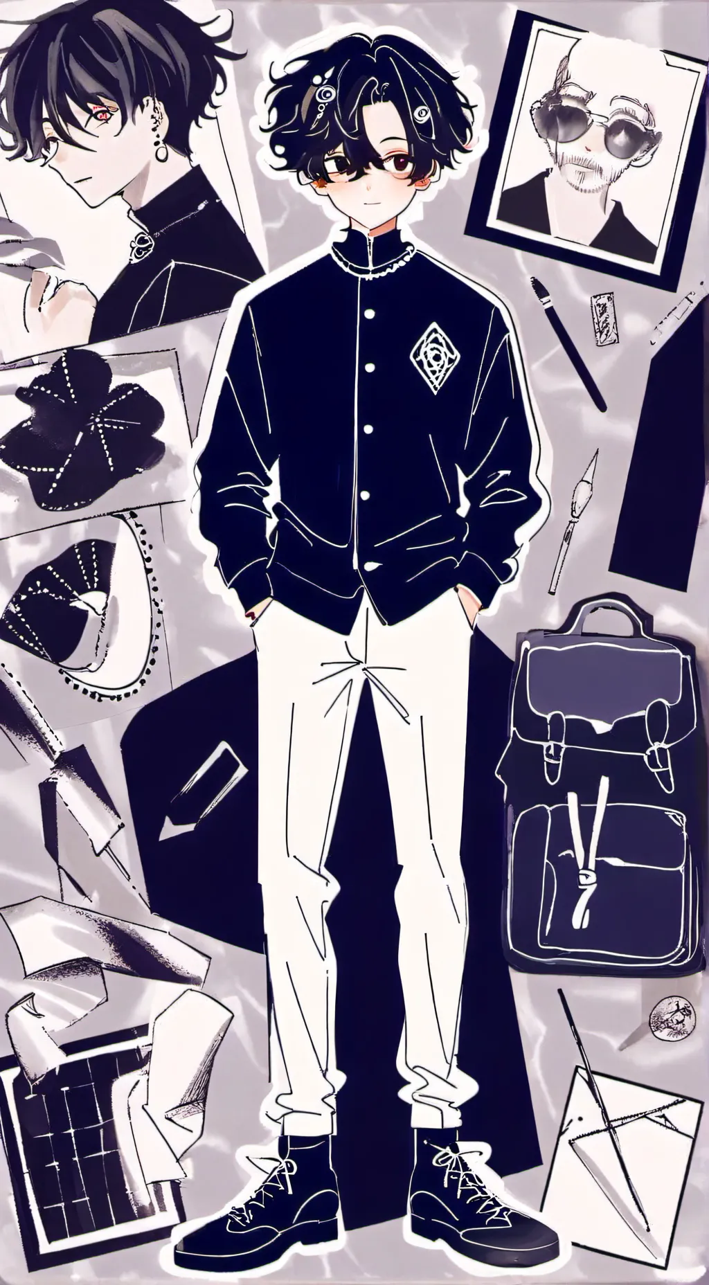 ai character: Oliver background
