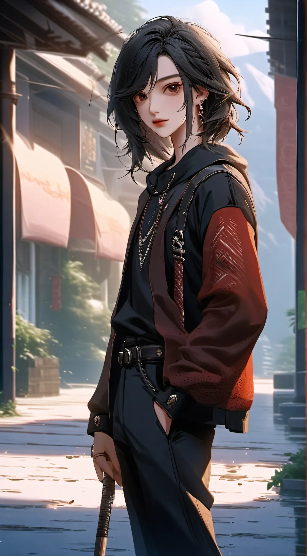 ai character: axel y alex background