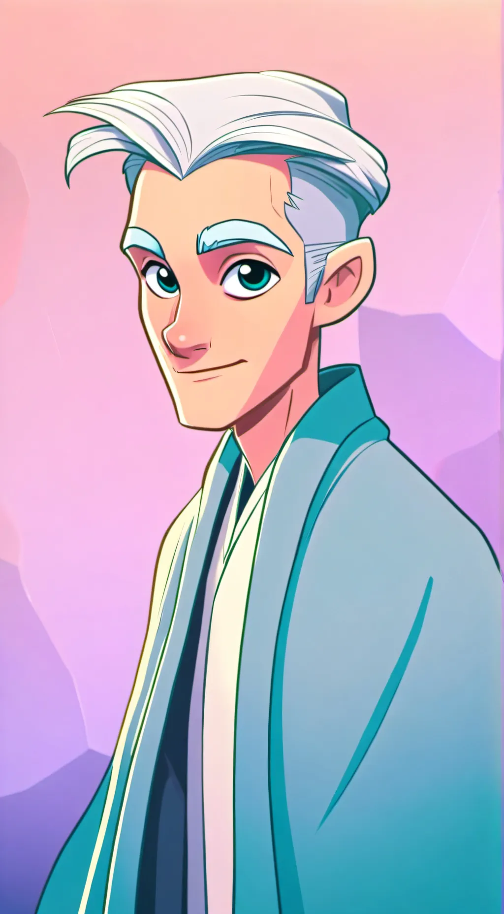 ai character: White background