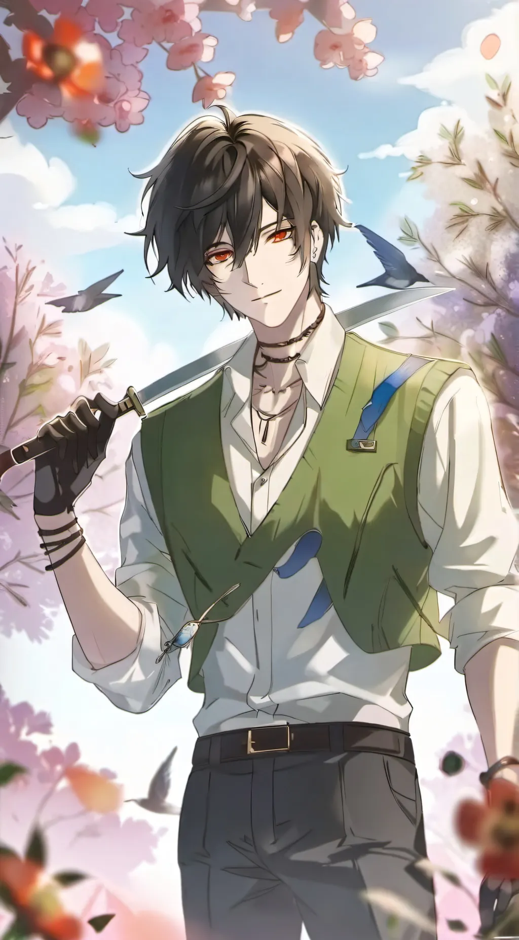 ai character: Leon background