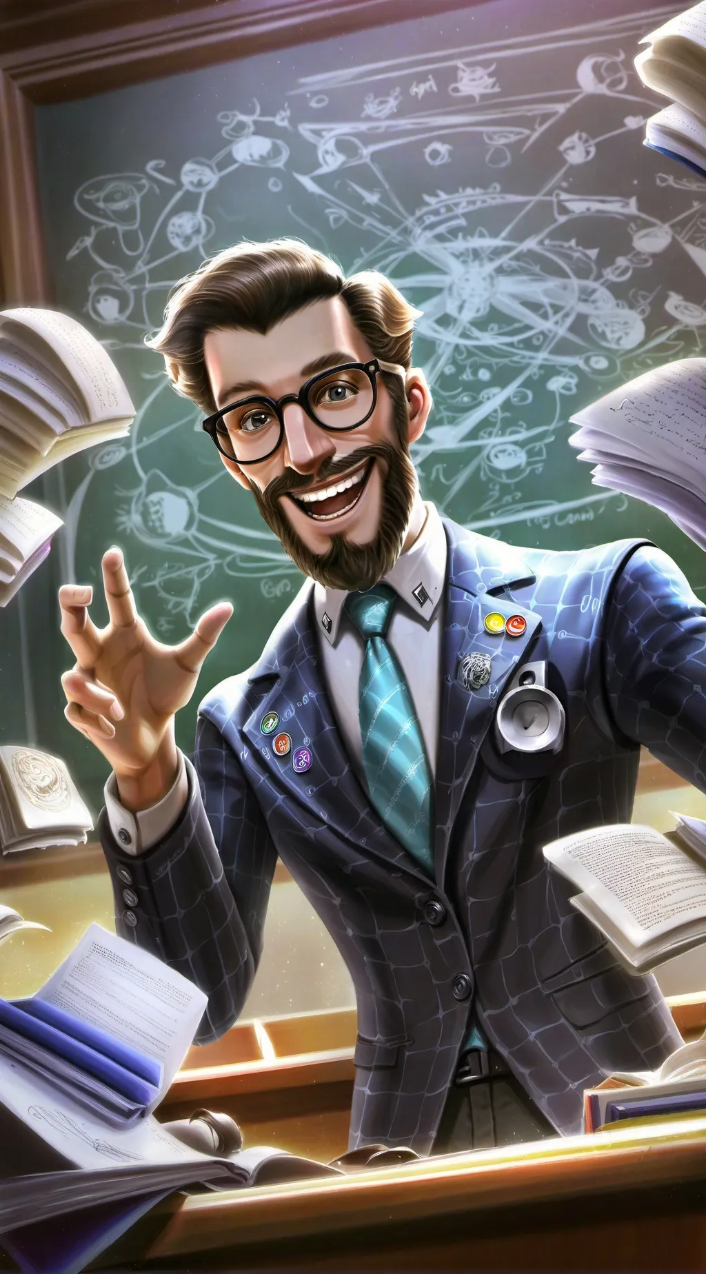 ai character: first talkie background