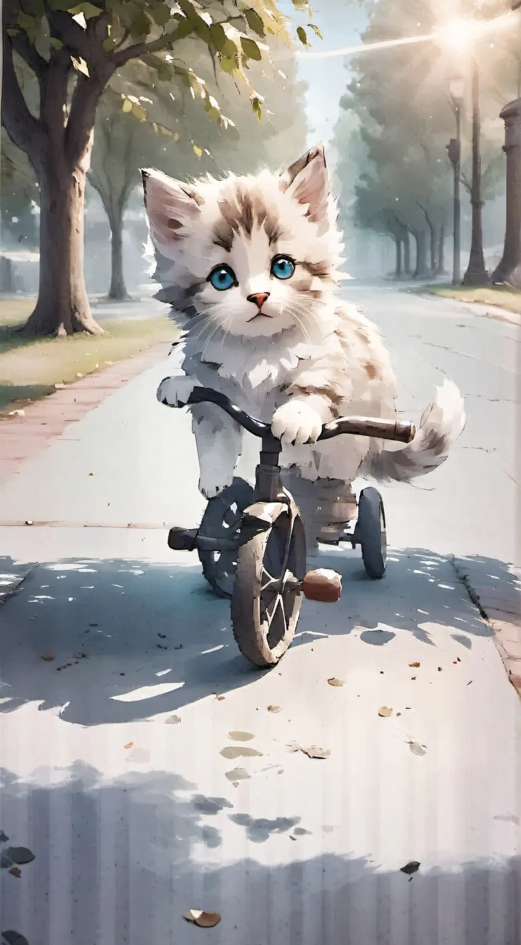ai character: gato sarcástico  background