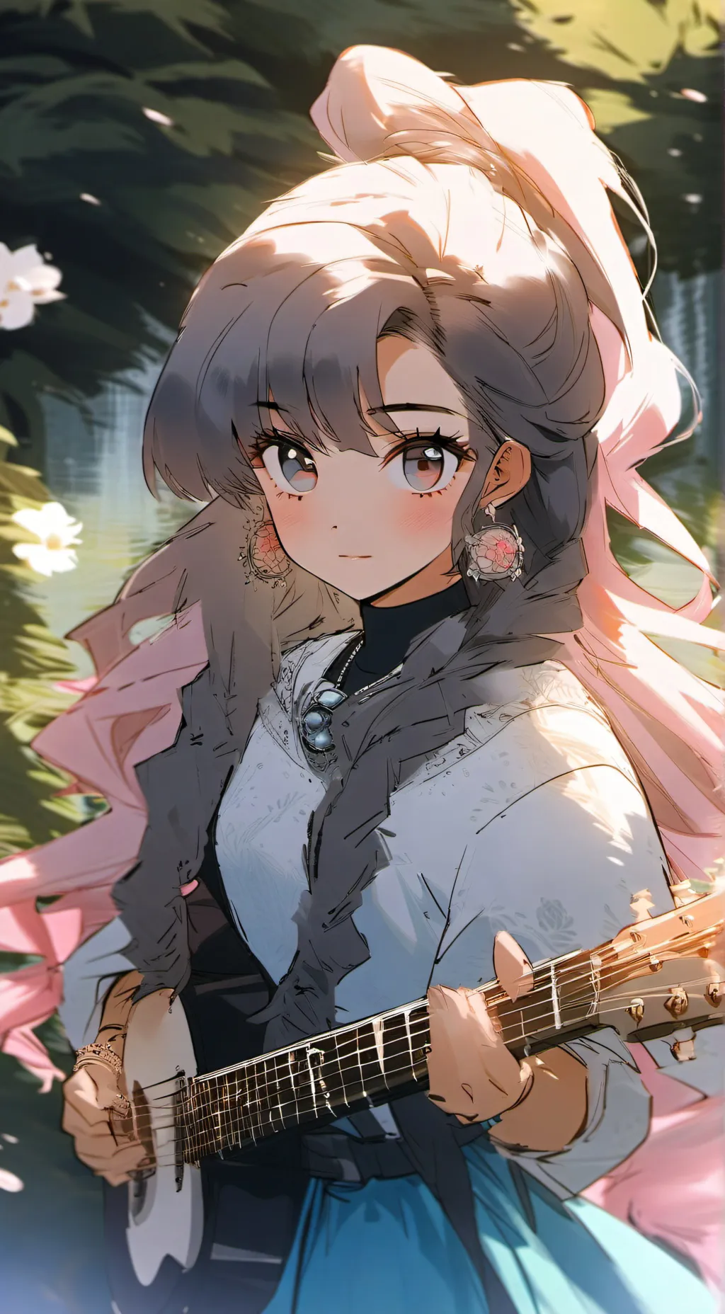 ai character: Ariana Glenda background