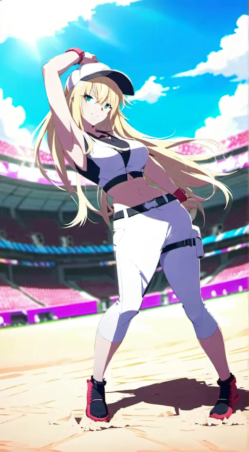ai character: UA sports festival background
