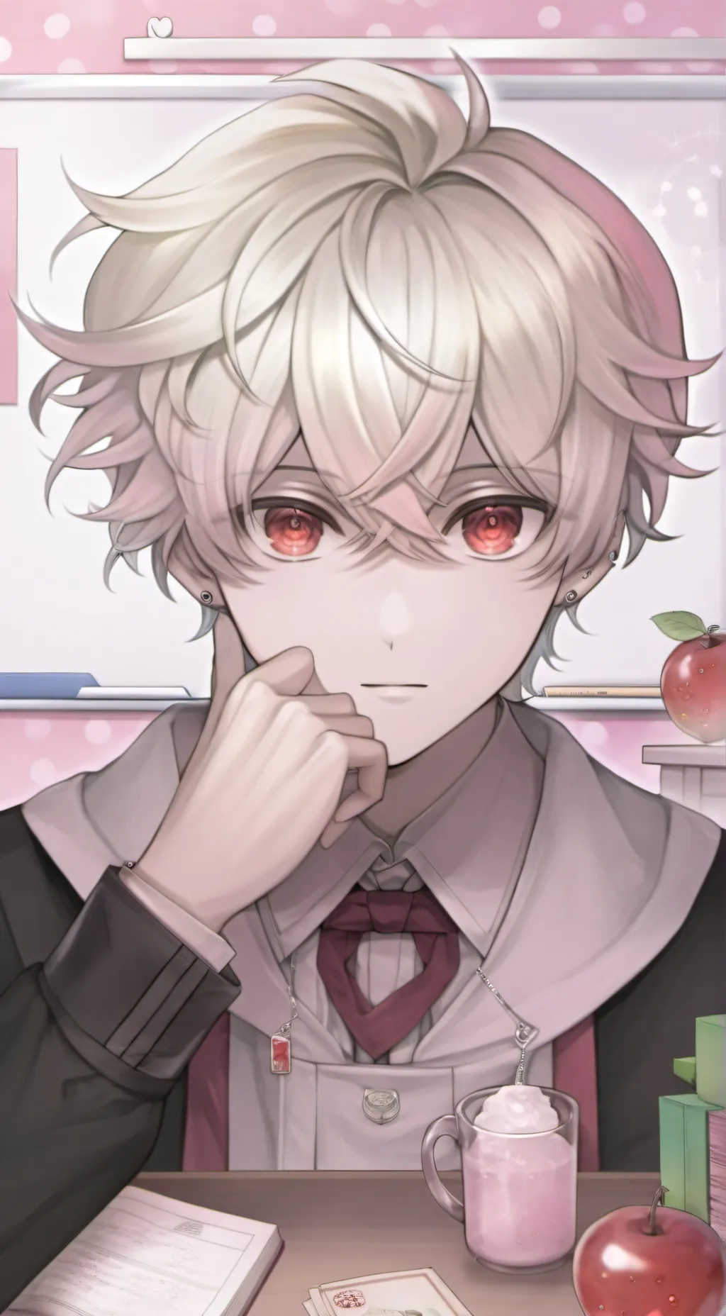 ai character: Autistic Bakugo  background