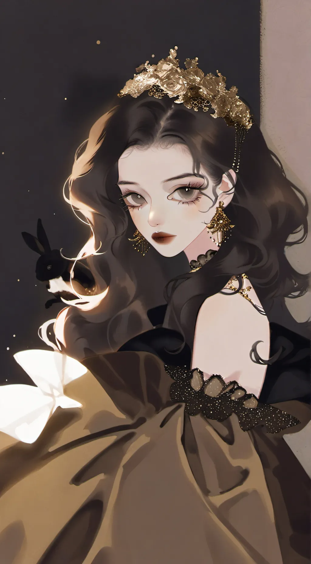 ai character: Areola background