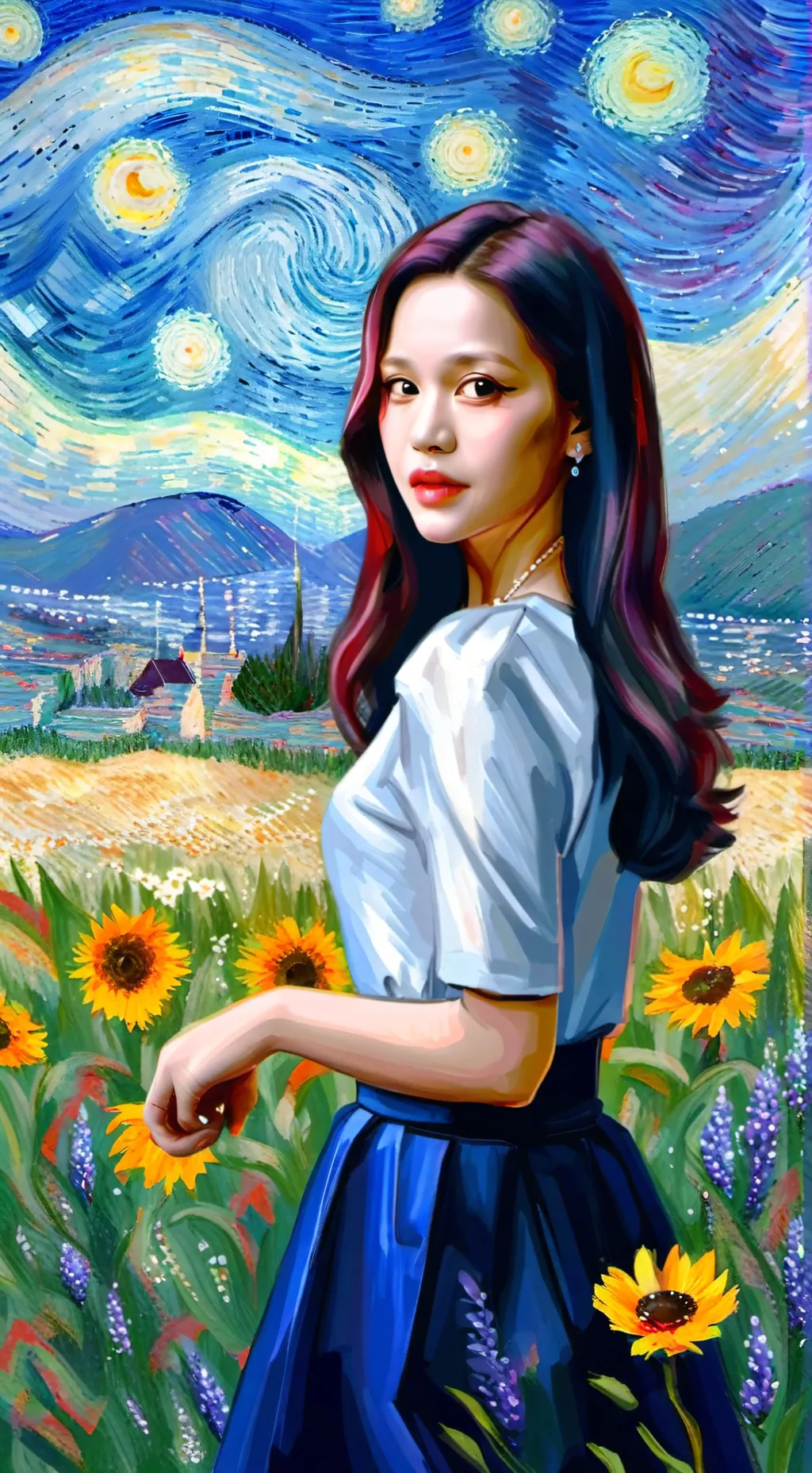 ai character: Regina background