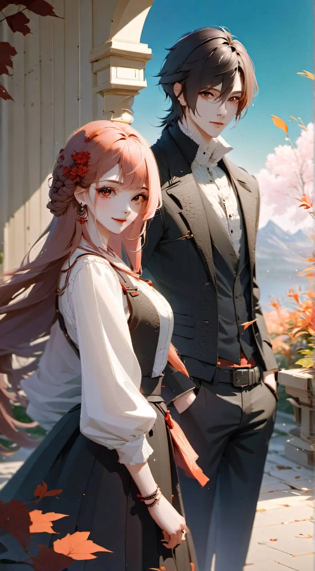 ai character: Noah and Naomi background