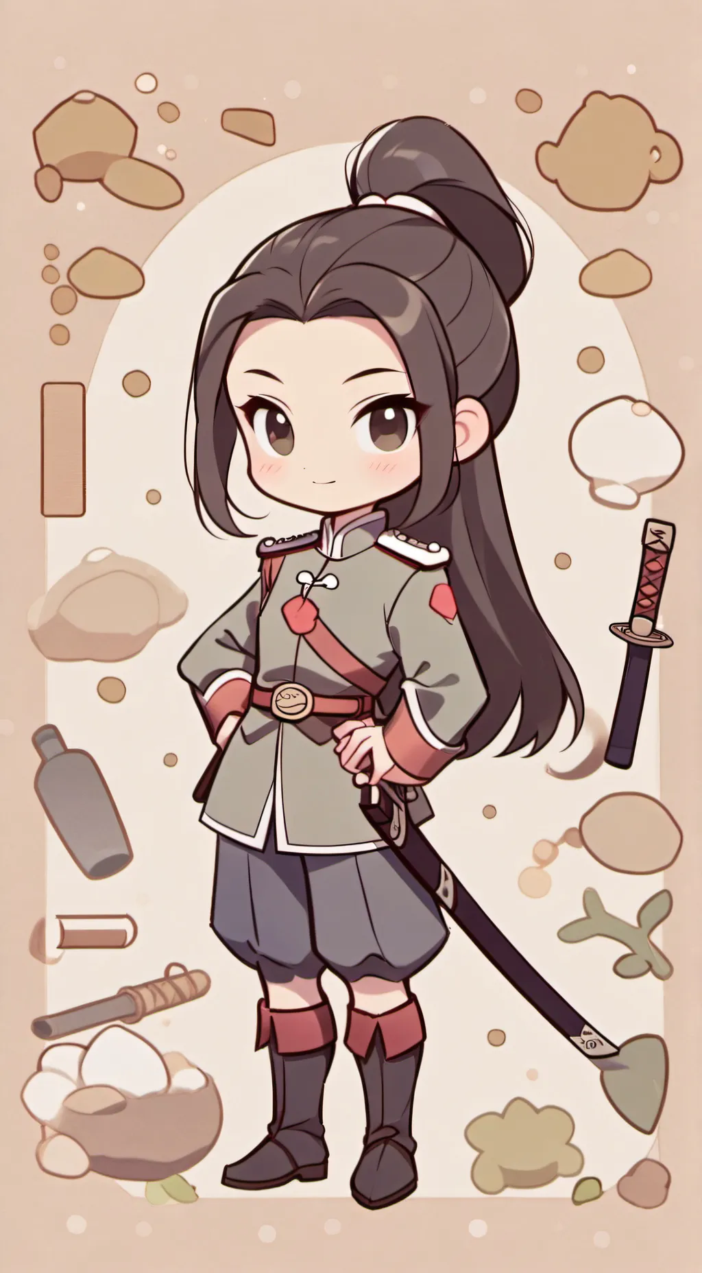 ai character: Yn and Mulan  background