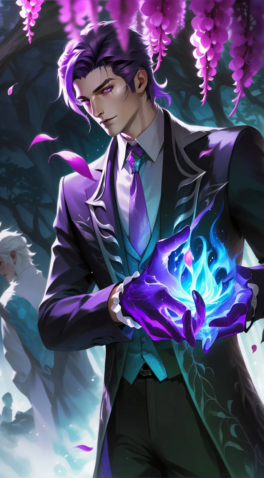 ai character: Magic school Dryad background