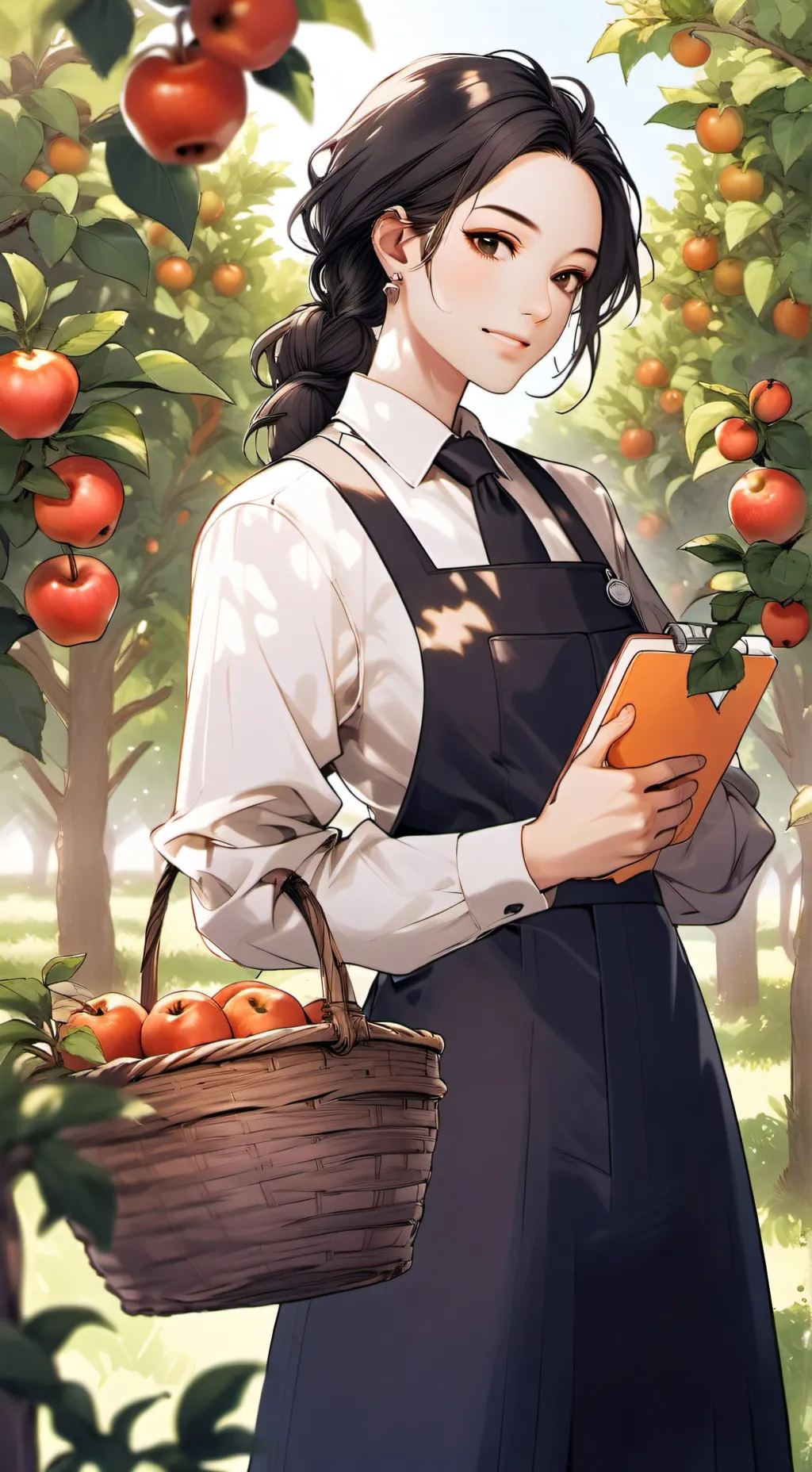 ai character: The Orchard Tycoon background