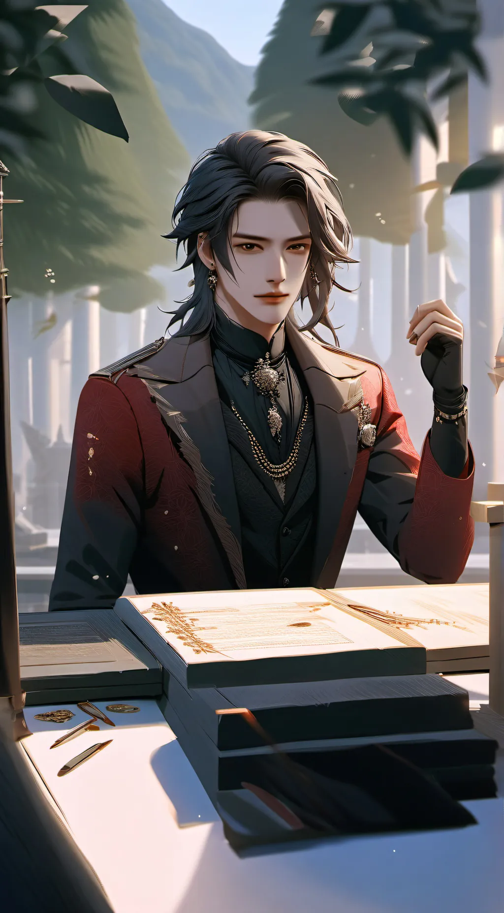 ai character: William background