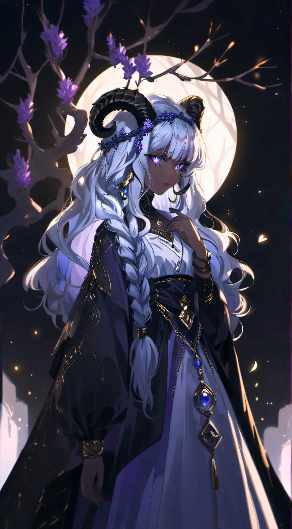 ai character: Cold-heart Healer  background