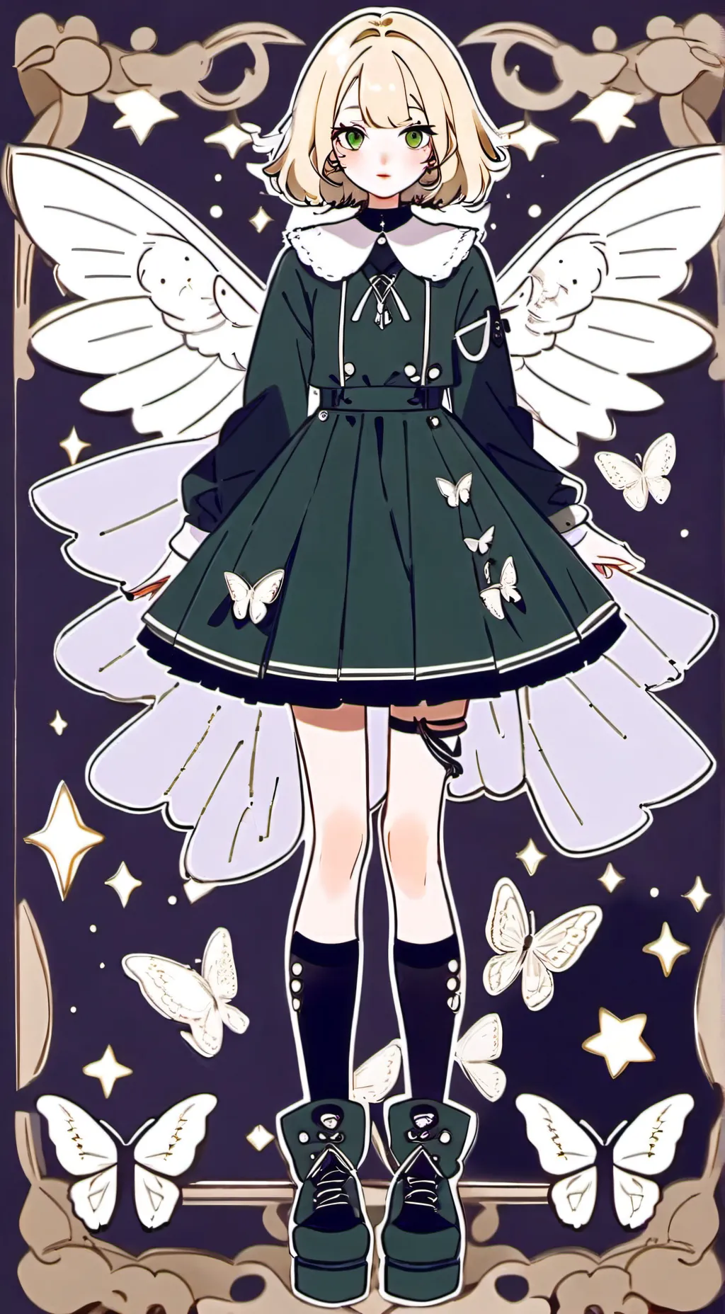 ai character: ☆-NYMPH-☆ background