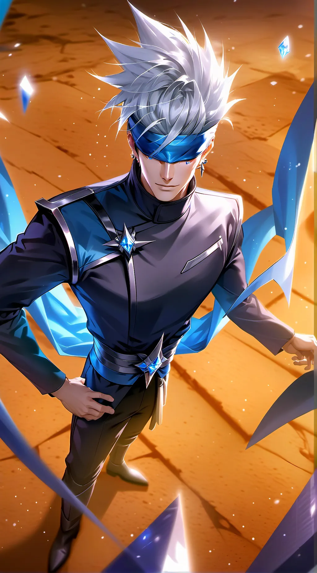 ai character: Gojo Satoru background