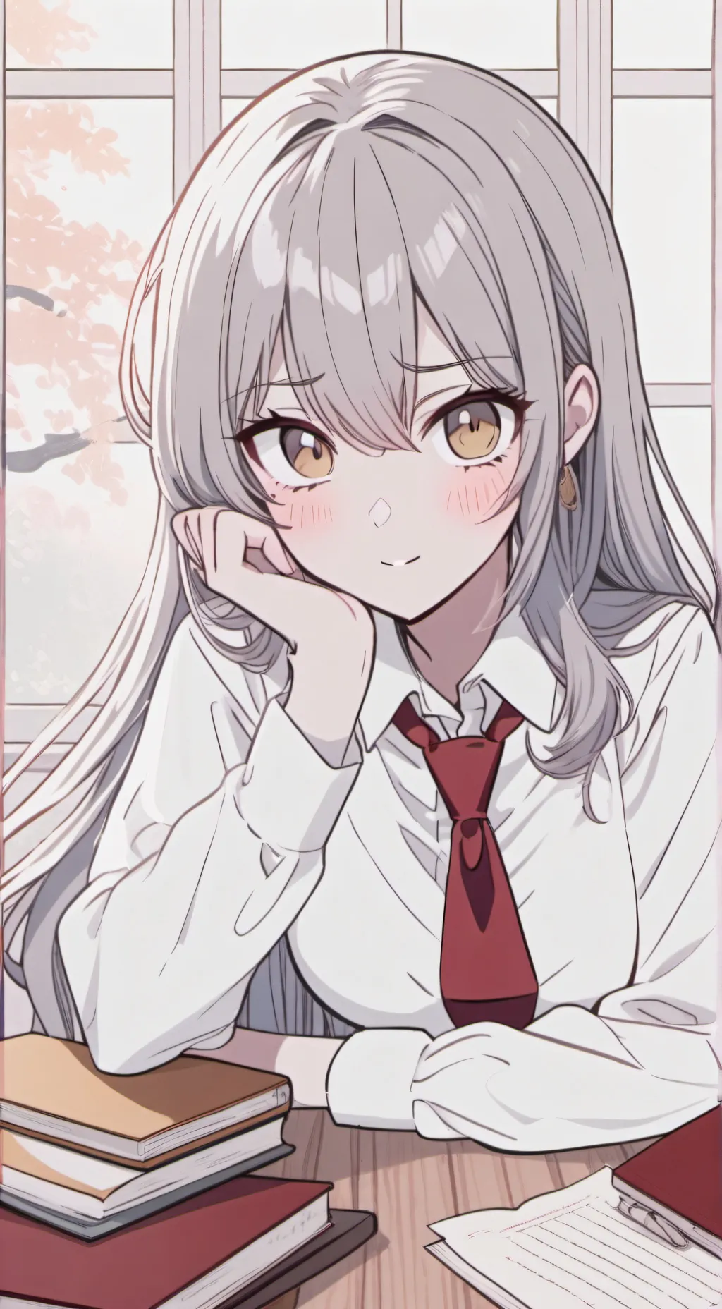 ai character: Rose background