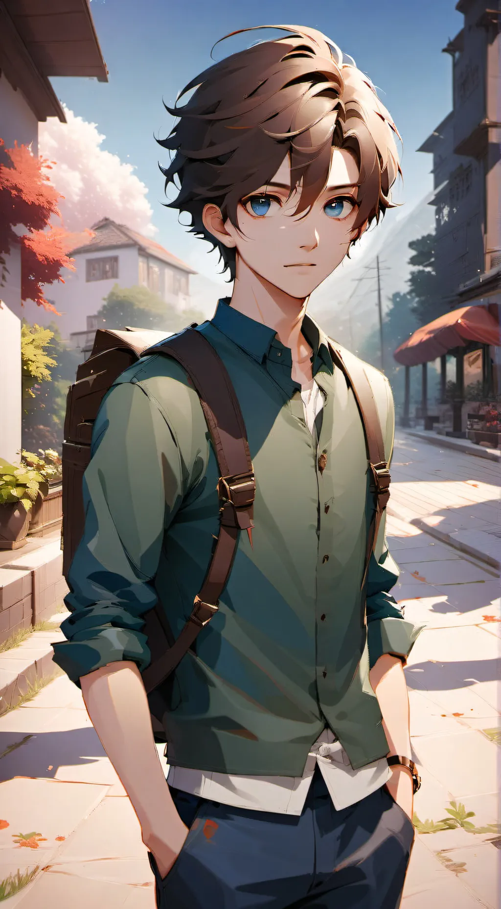 ai character: Lucas background