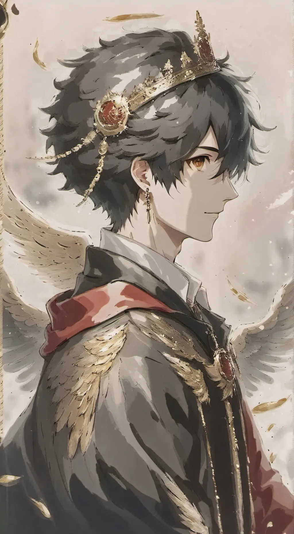 ai character: quackity  background