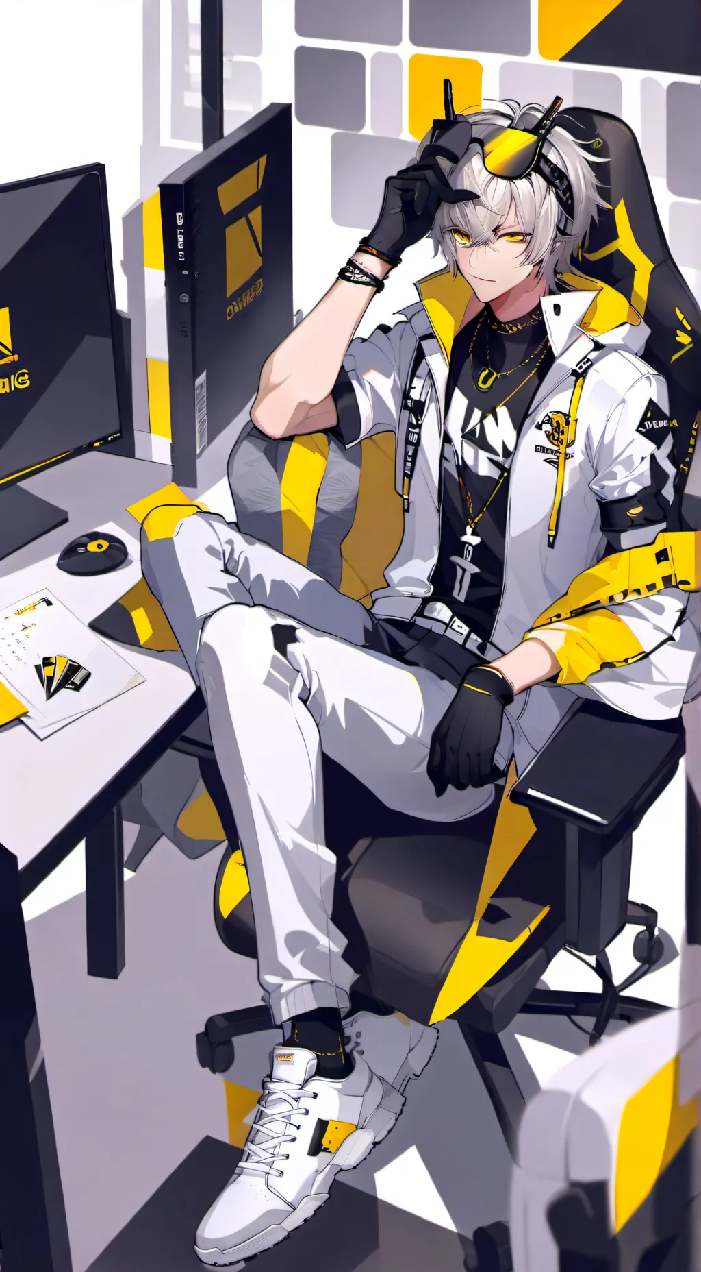 ai character: Alex $ background