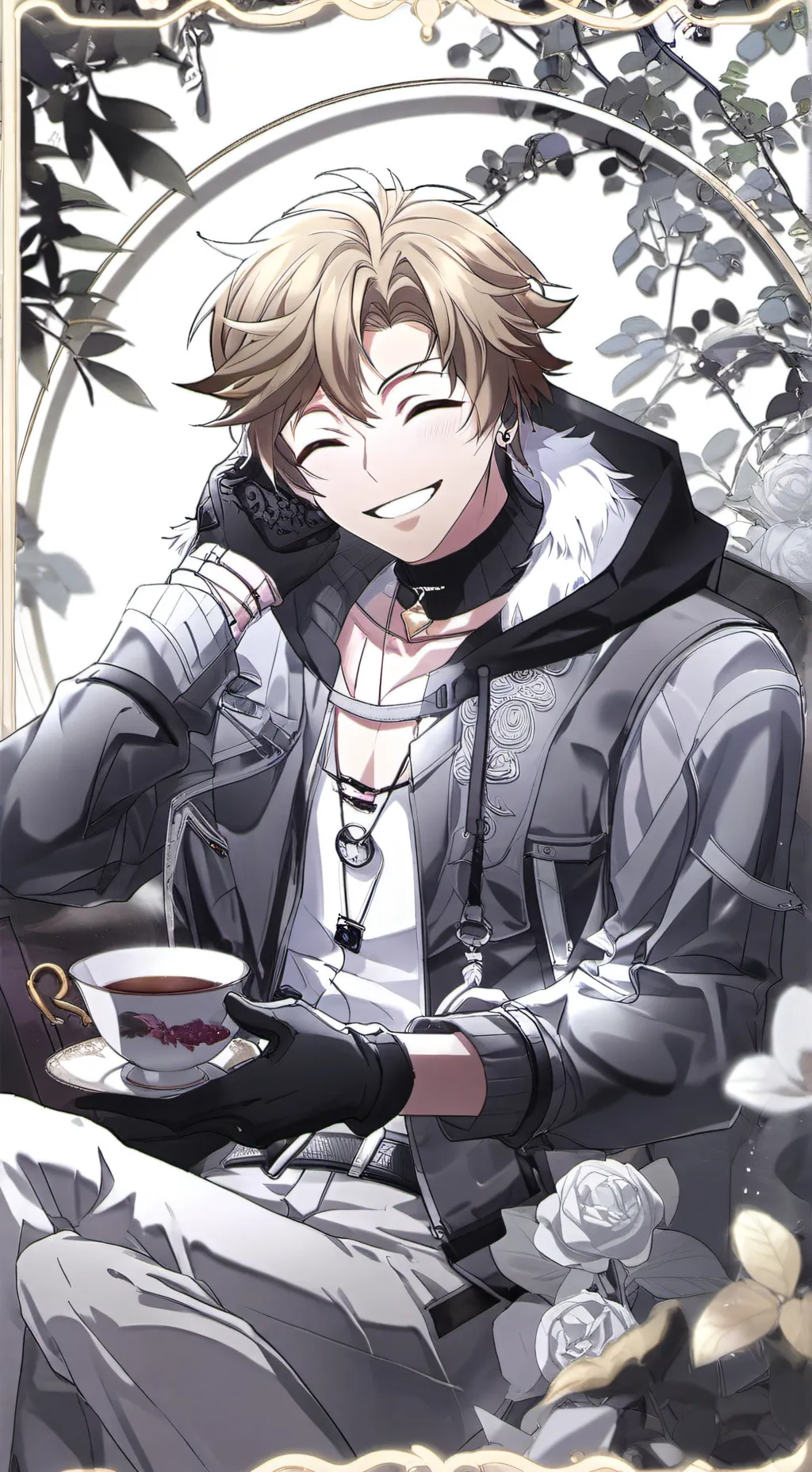 ai character: MHA BRING YOUR PET background