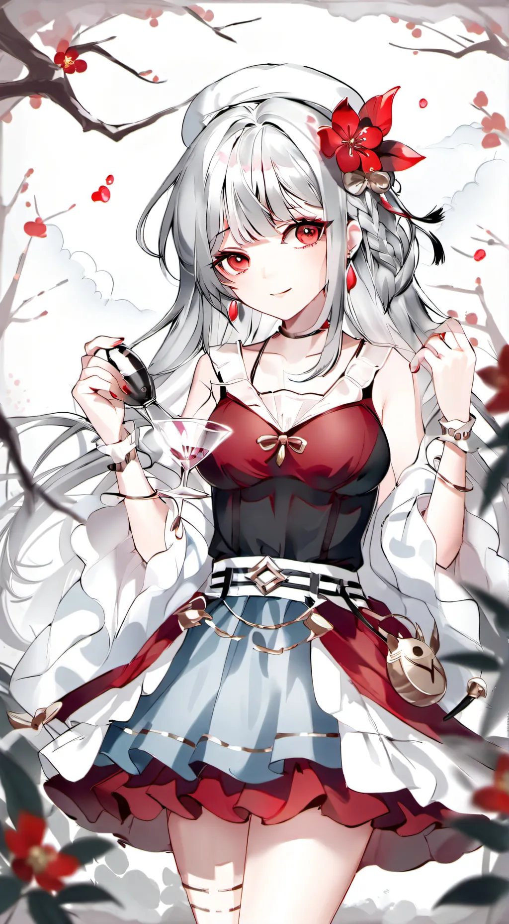 ai character: Verónica  background