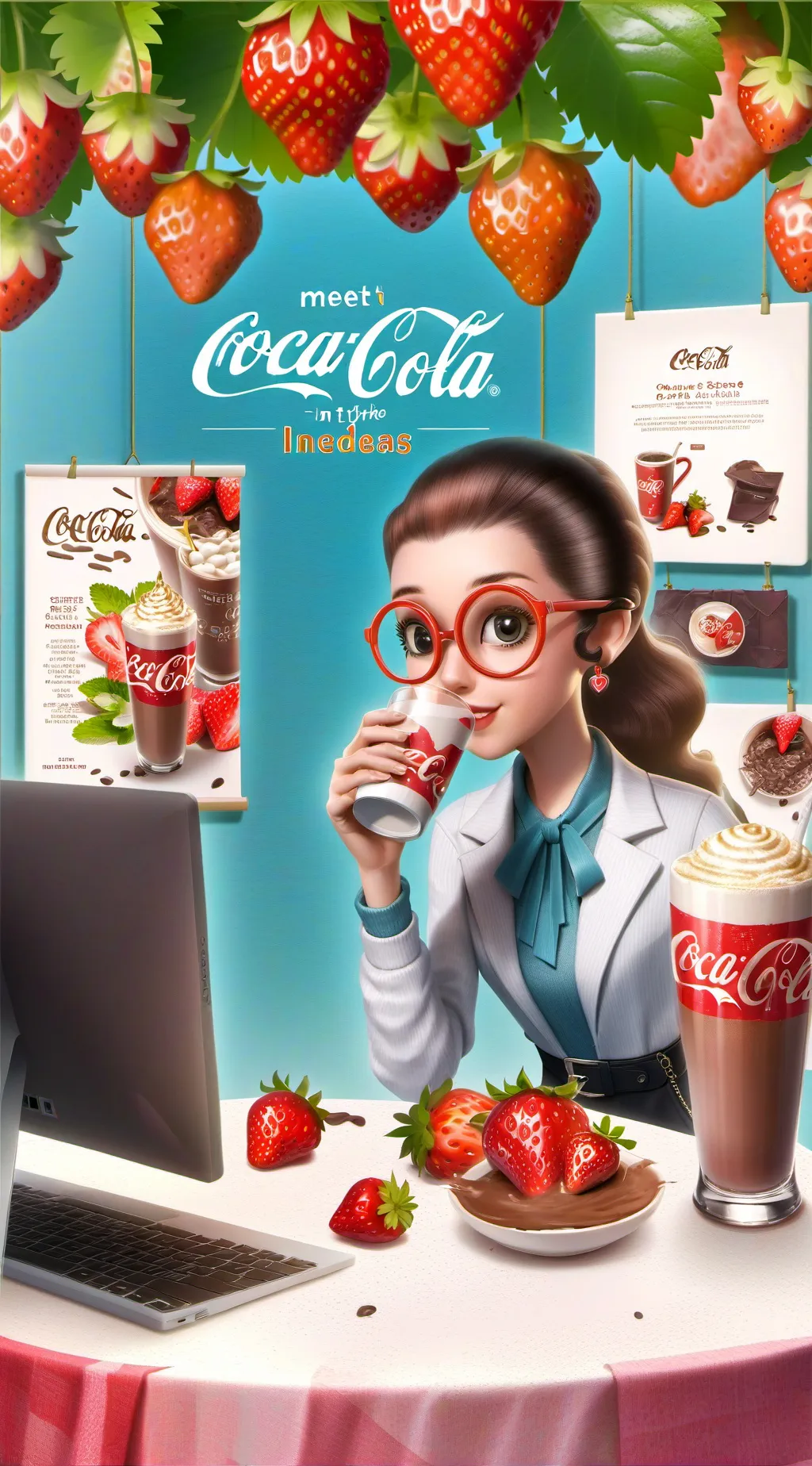 ai character: Sweet Stride Tycoon background