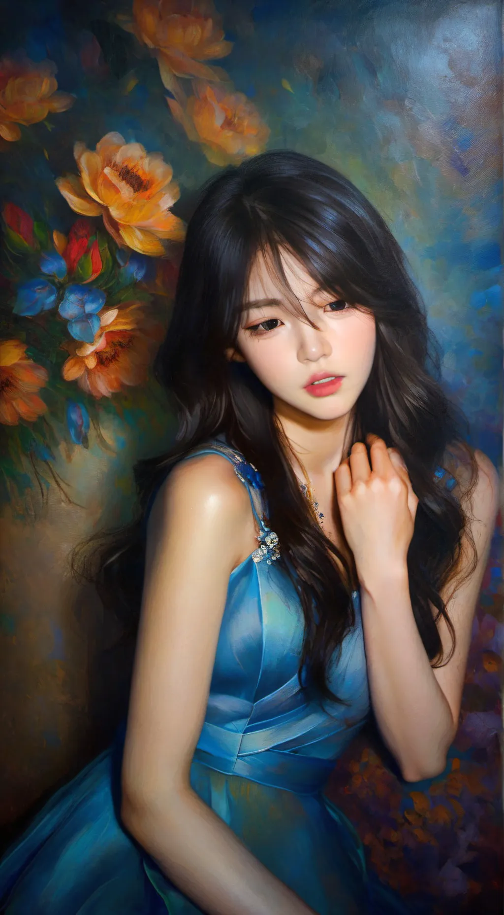 ai character: Pearl background