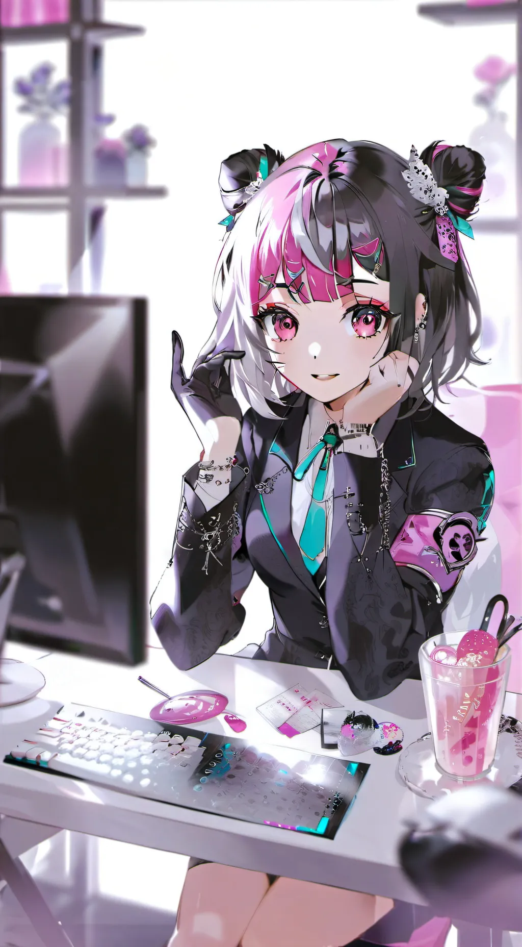 ai character: Luna background