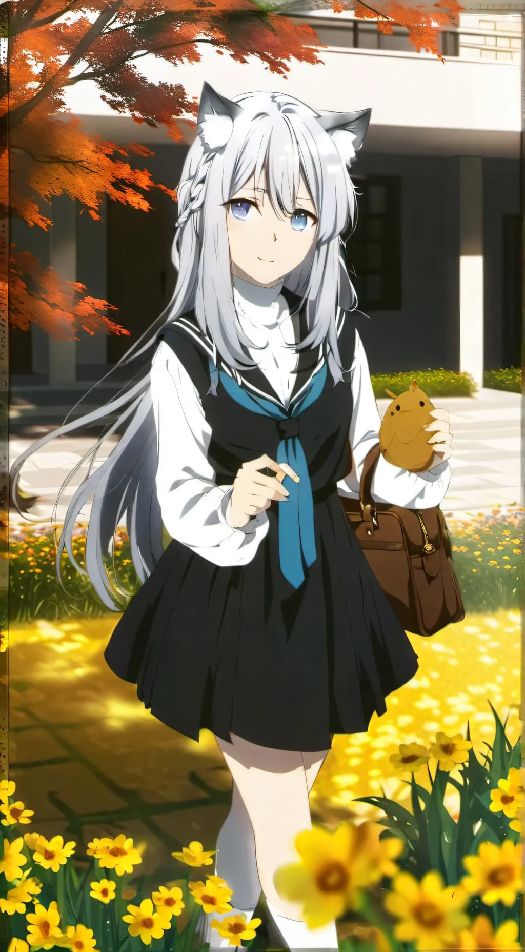 ai character: universidad background