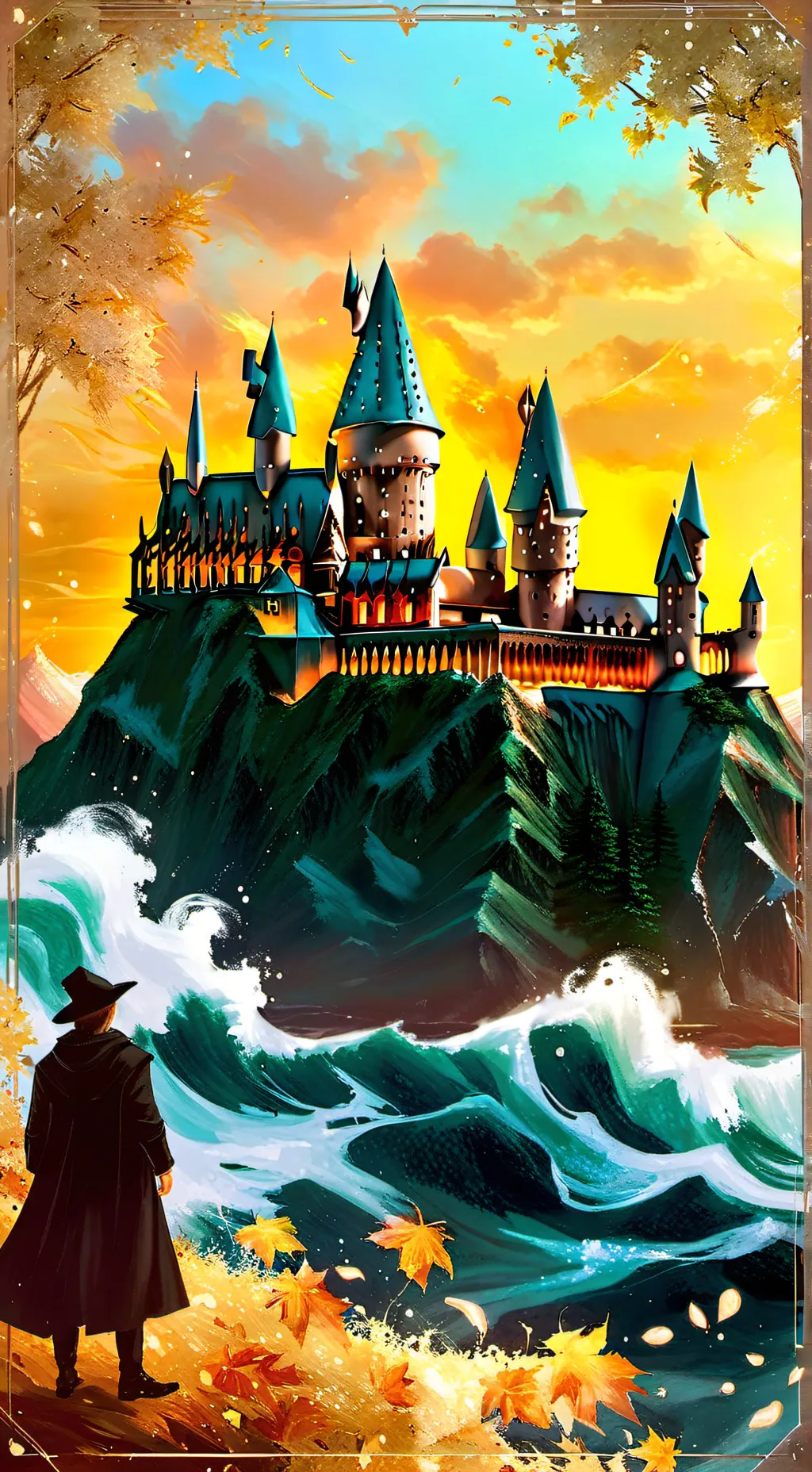 ai character: hogwarts background