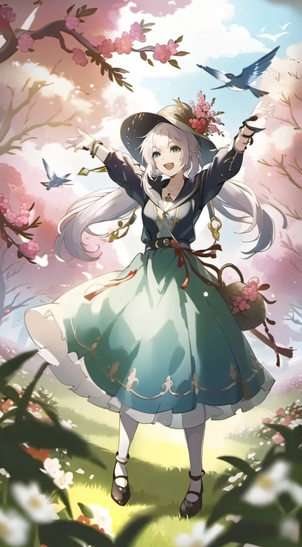 ai character: demon slayer  background