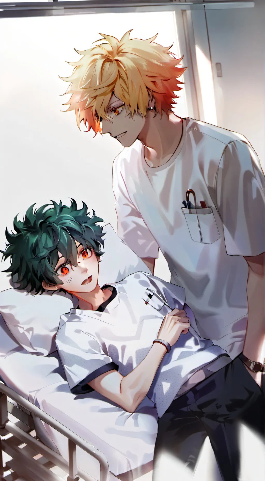 ai character: Bkdk hospital background