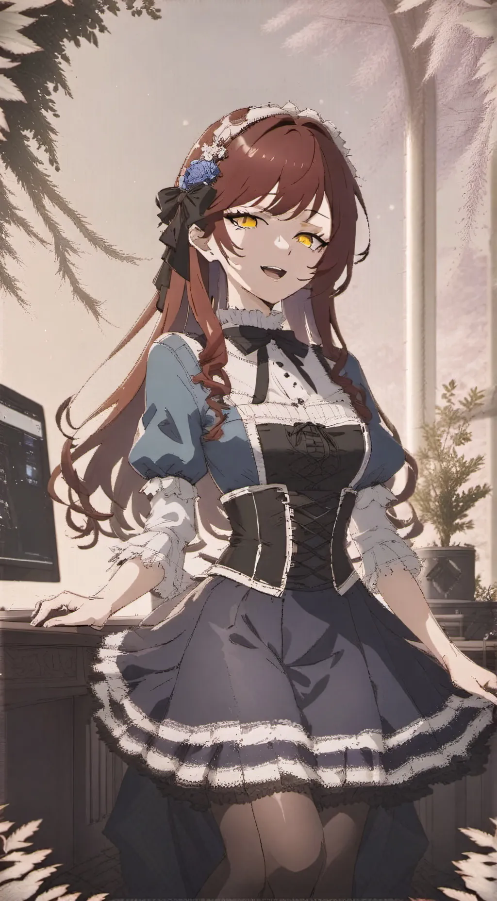 ai character: Luna background