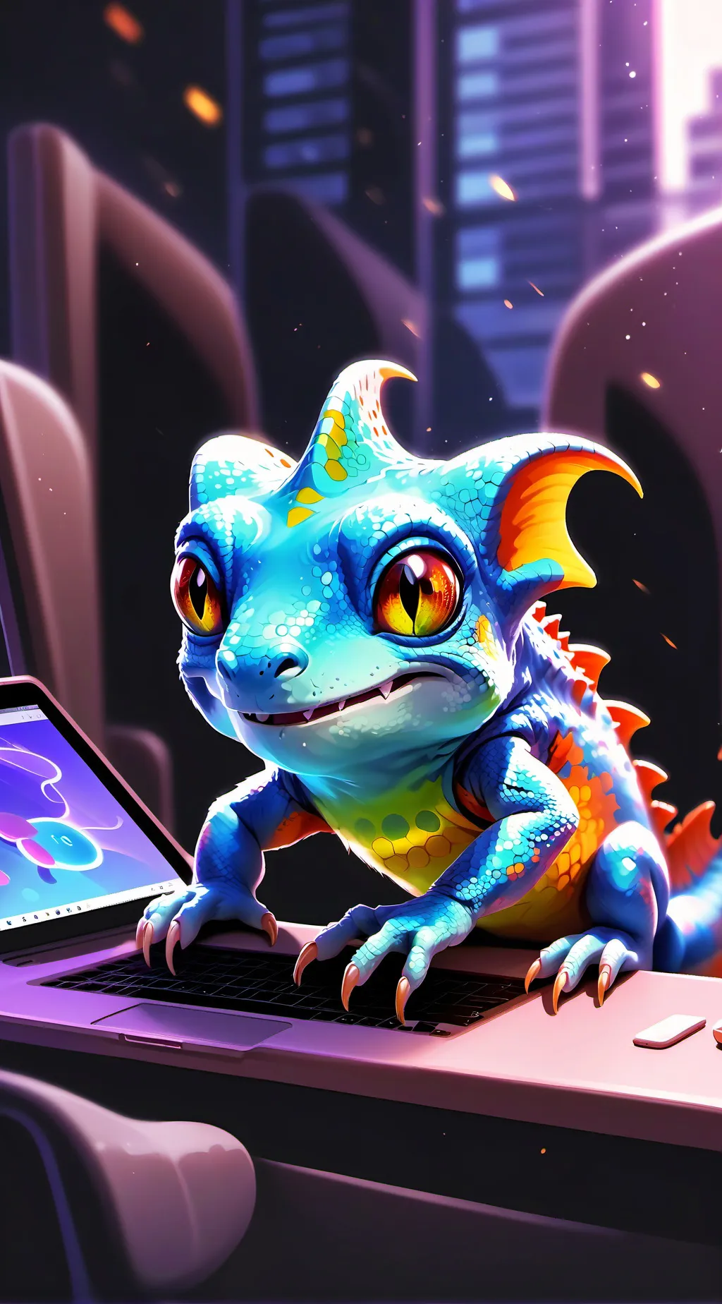 ai character: Larry... background