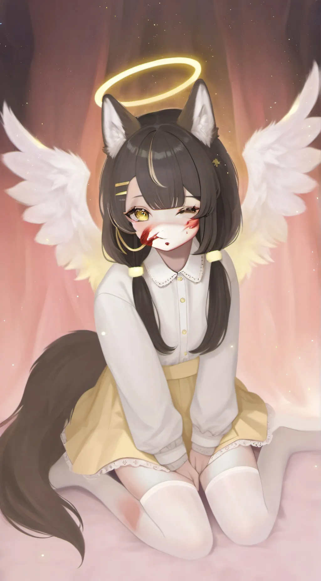 ai character: Luna background