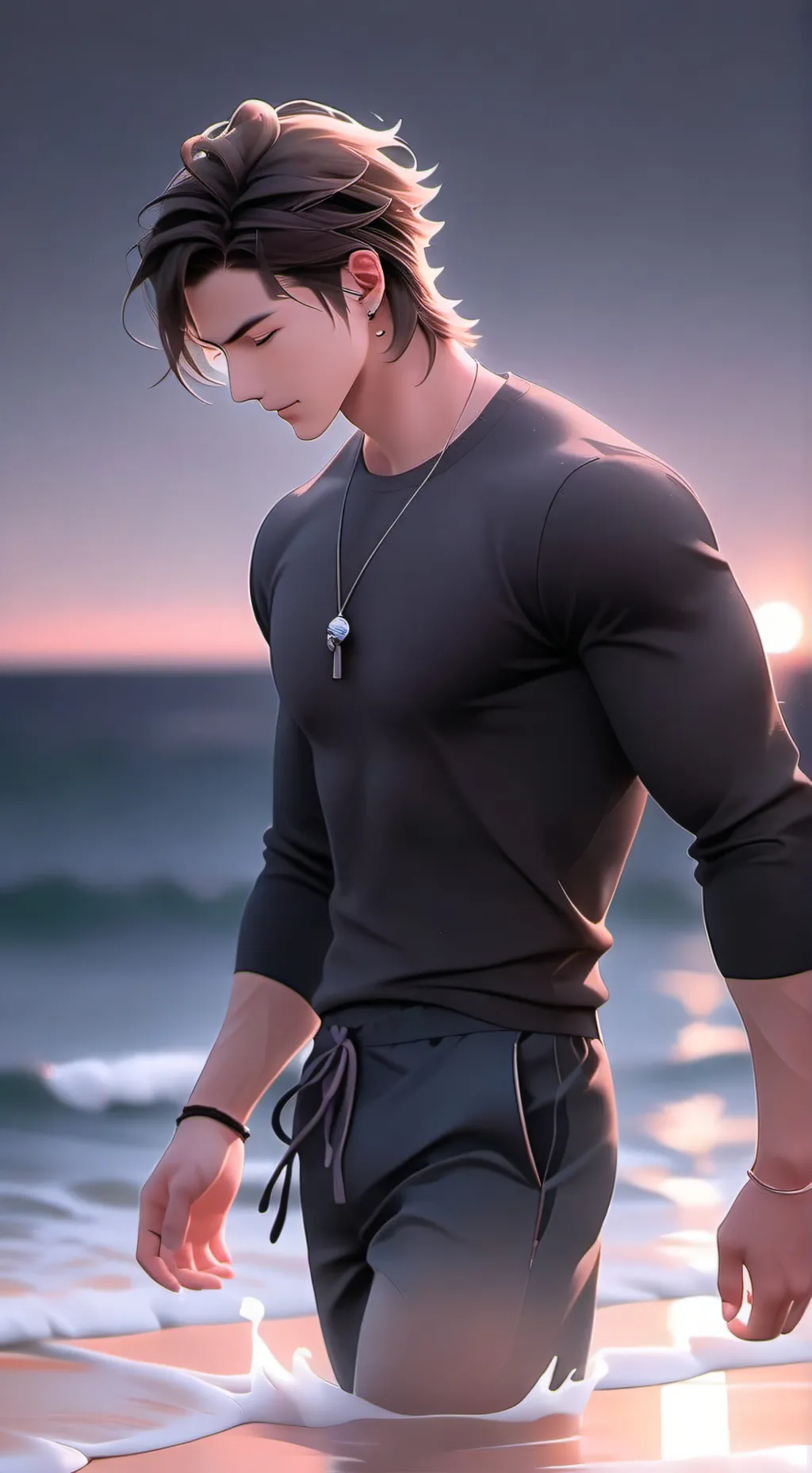ai character: Jinn 🩶 background