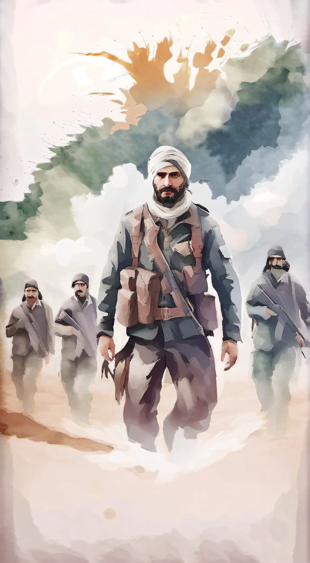 ai character: Cod waw background