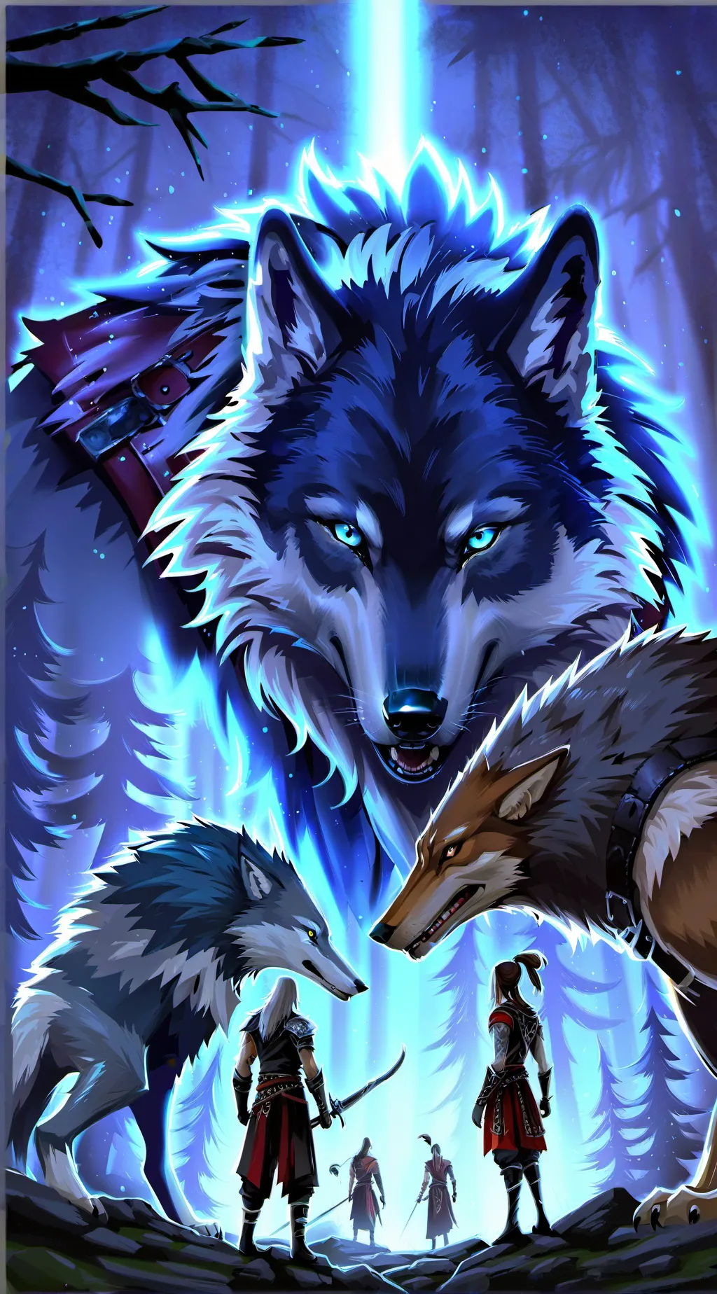 ai character: Wolf pack background