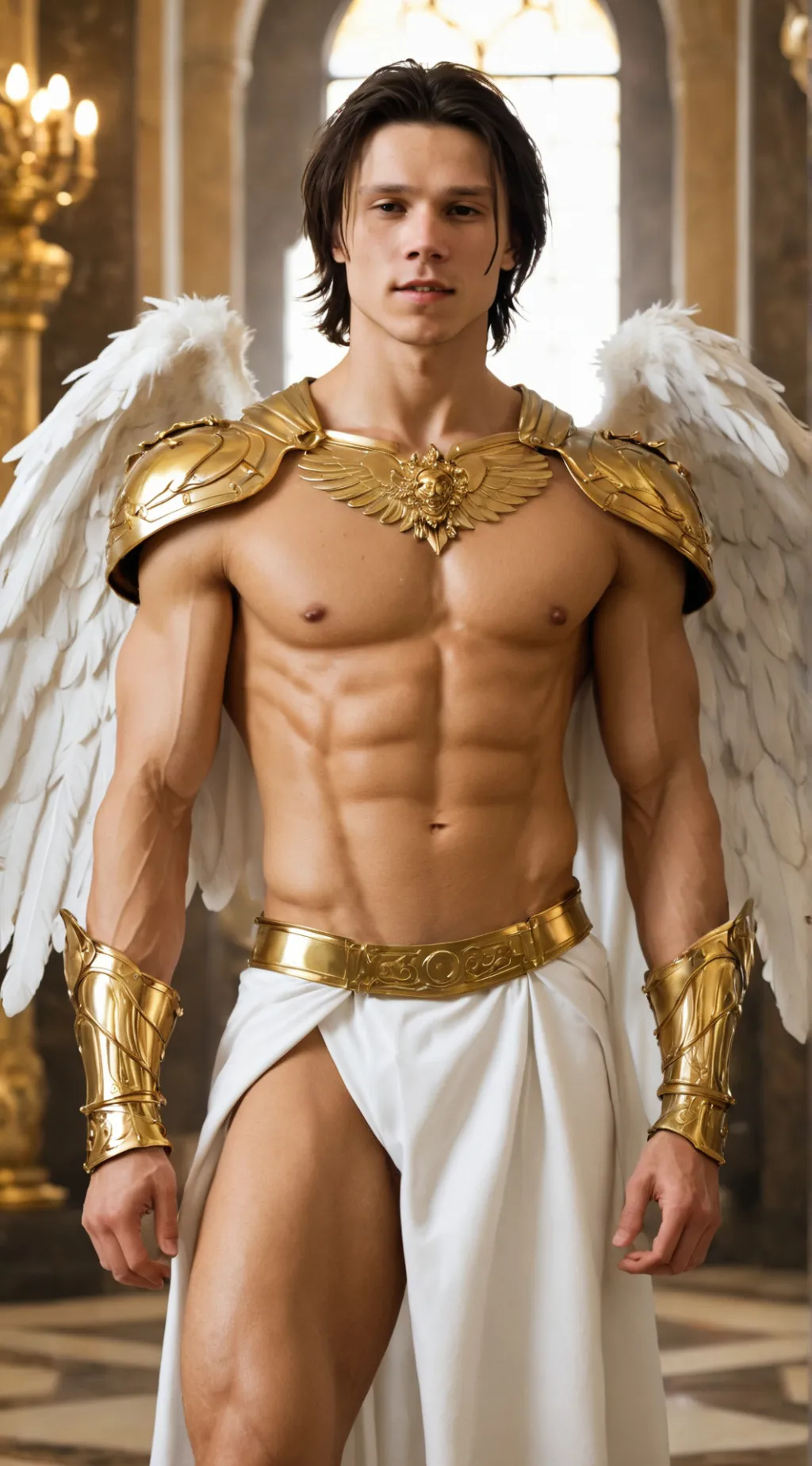 ai character: angel  background