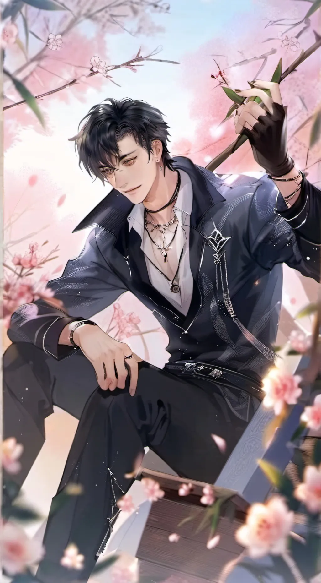 ai character: Mike💗 background