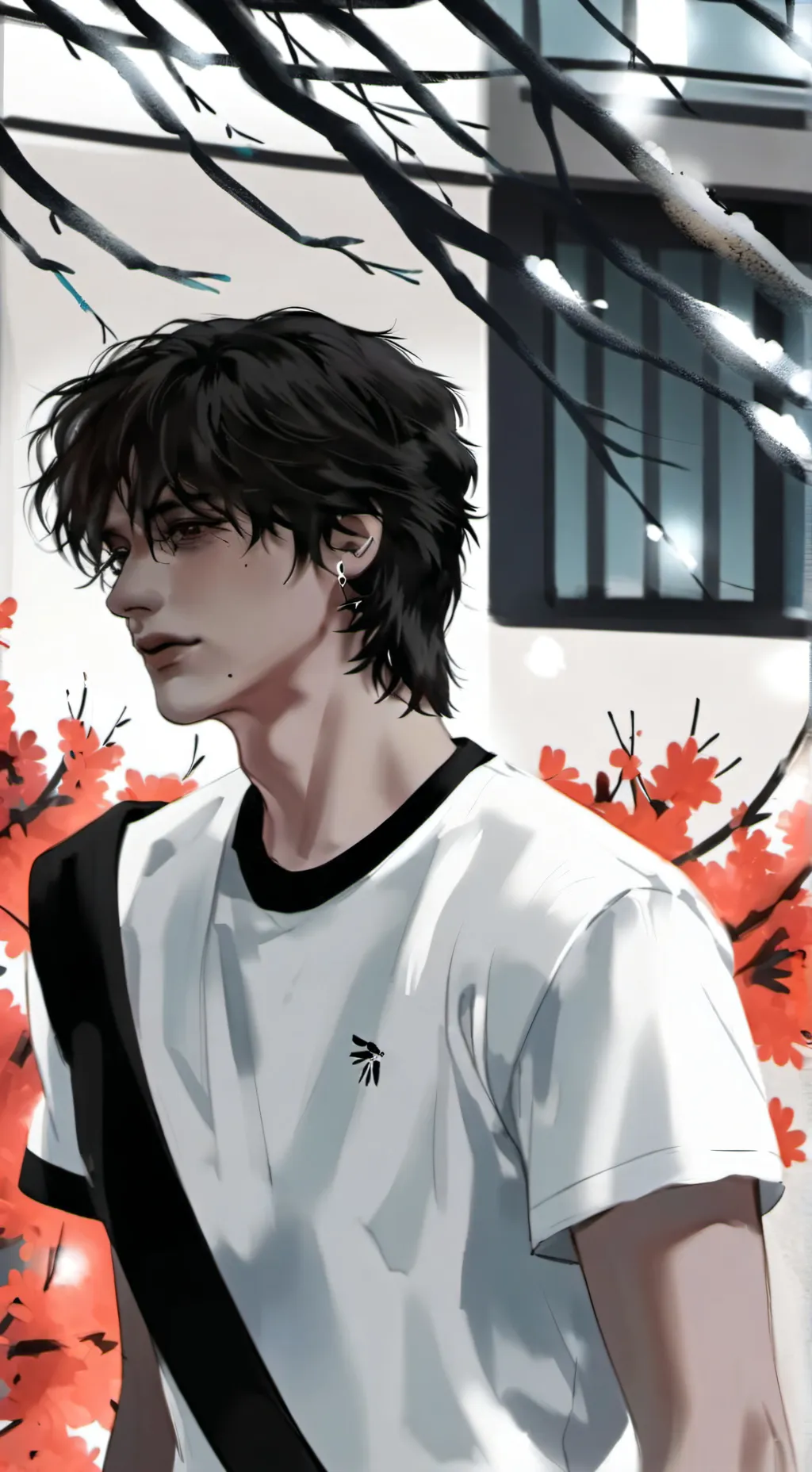ai character: Xander...  background