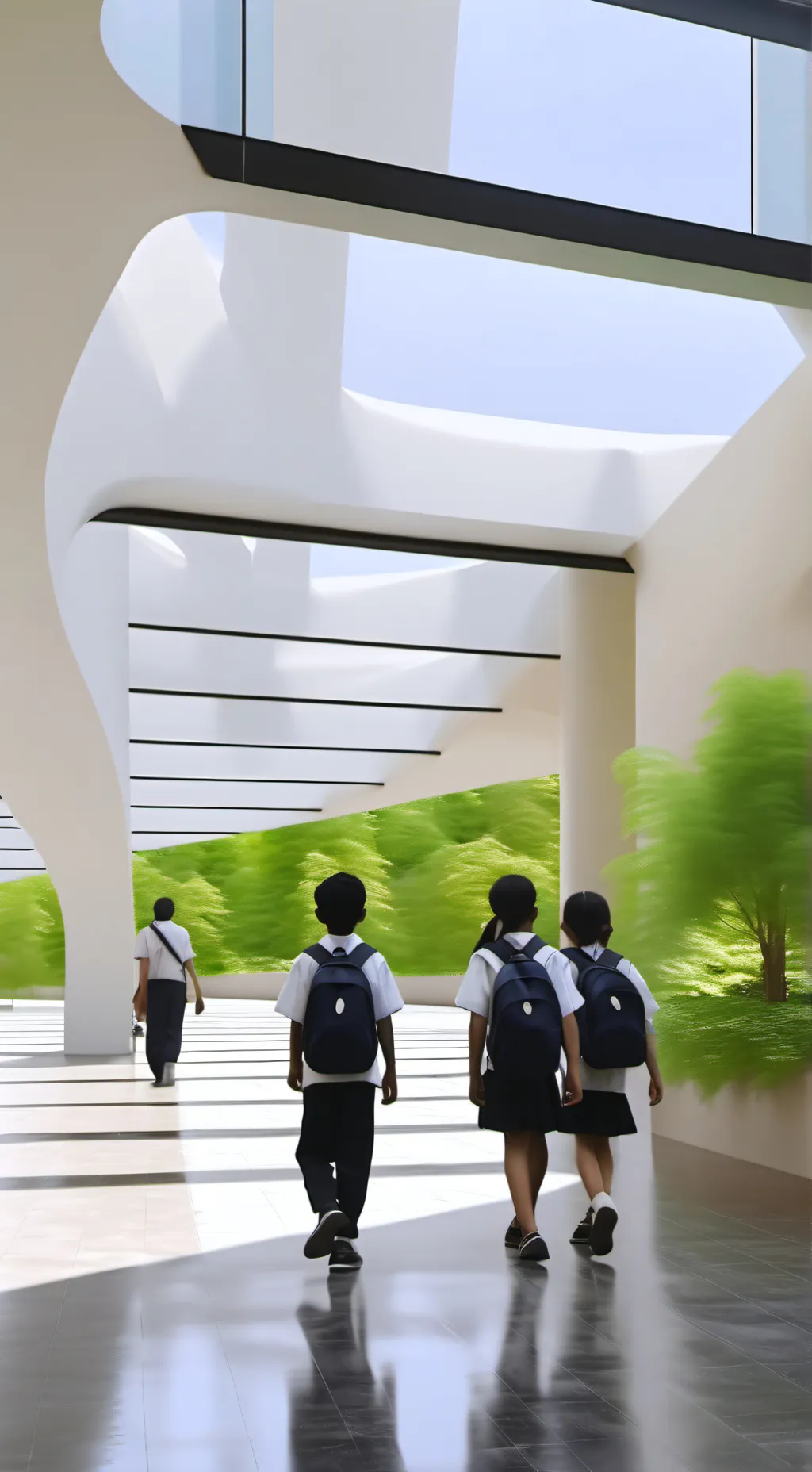 ai character: School background