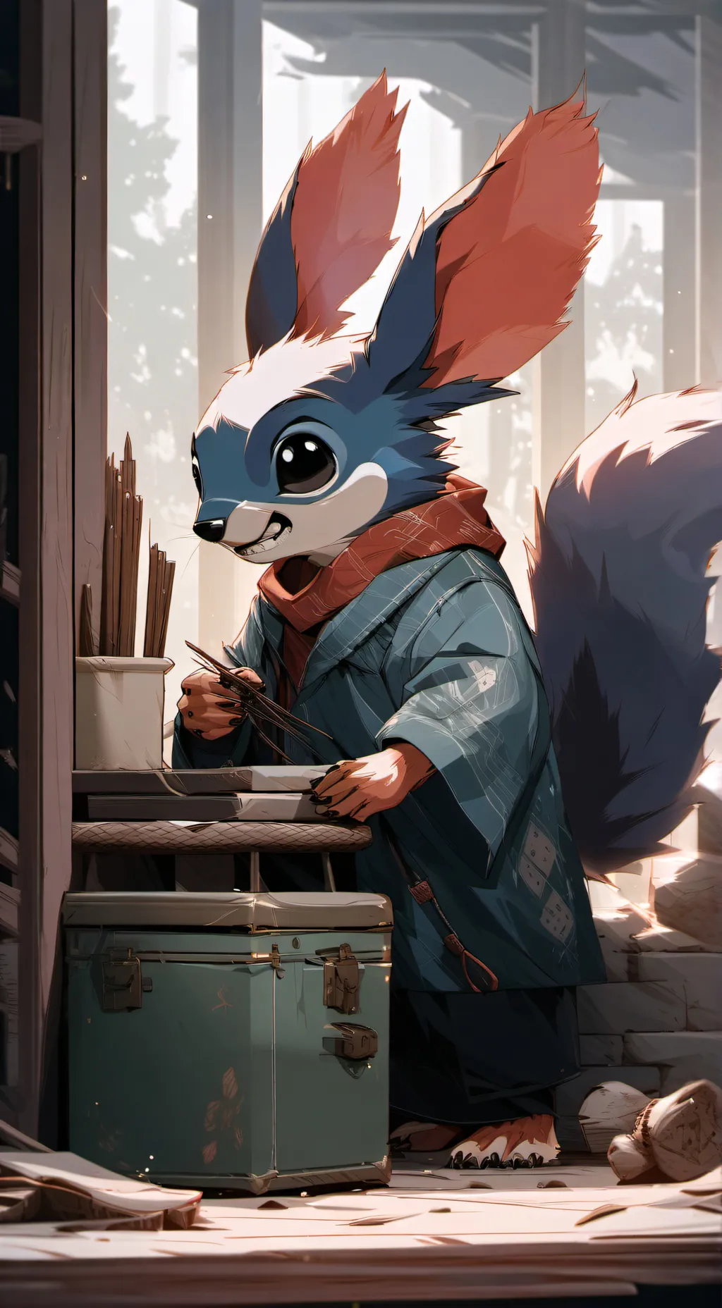 ai character: ceerrt background