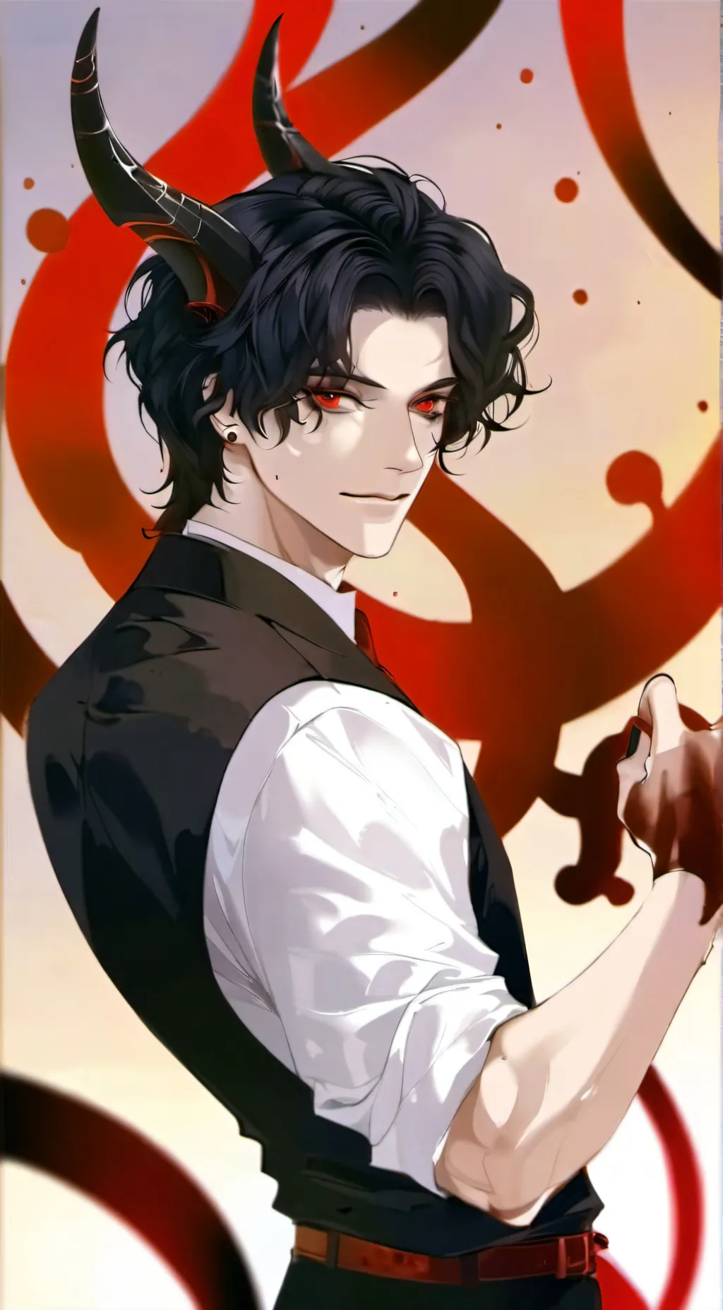 ai character: Muzan angst😔 background