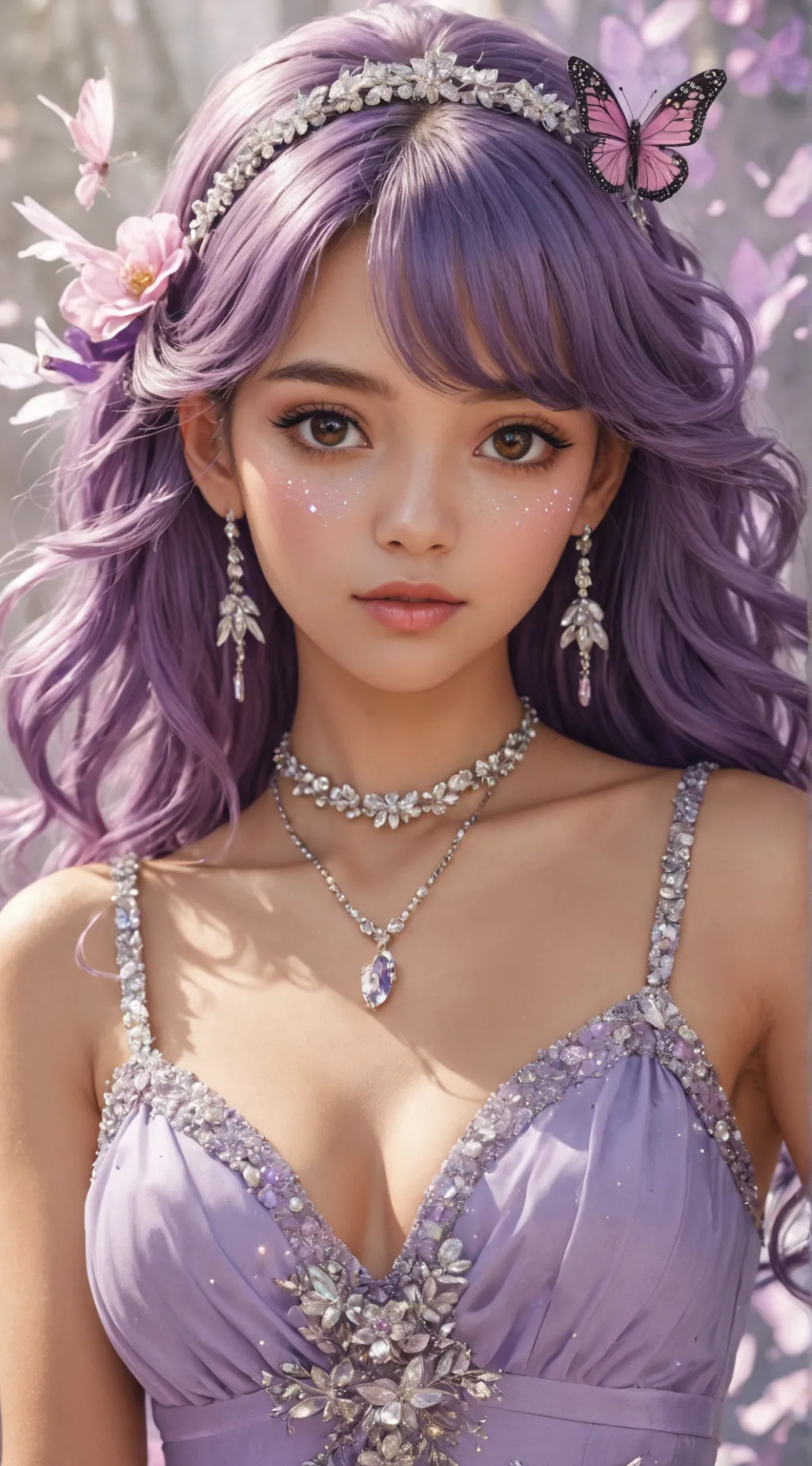 ai character: Dreamy background
