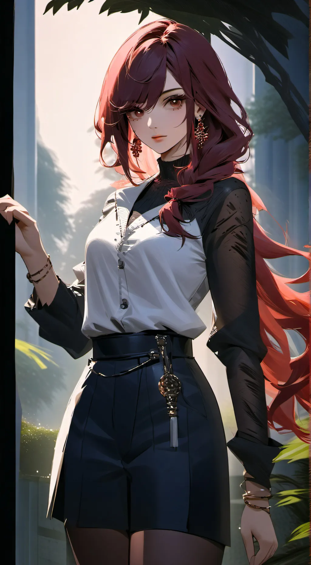 ai character: cristal background