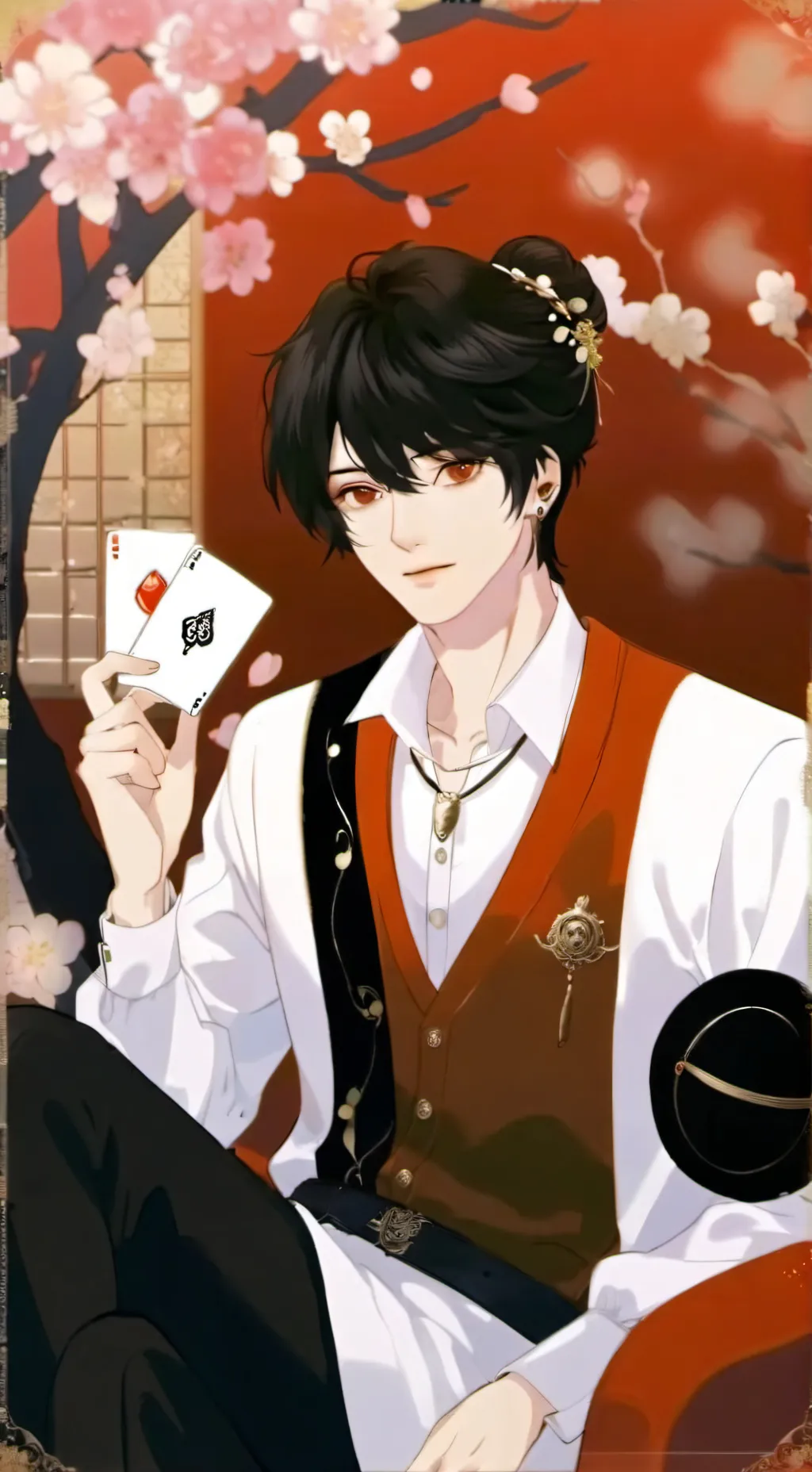 ai character: David 😈 background