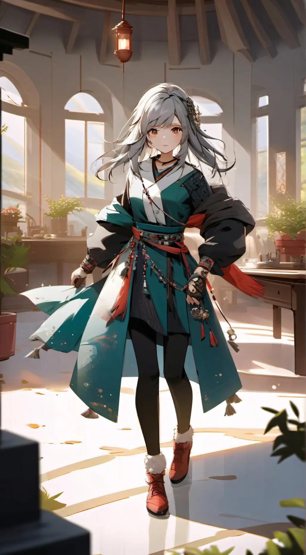 ai character: Luna background