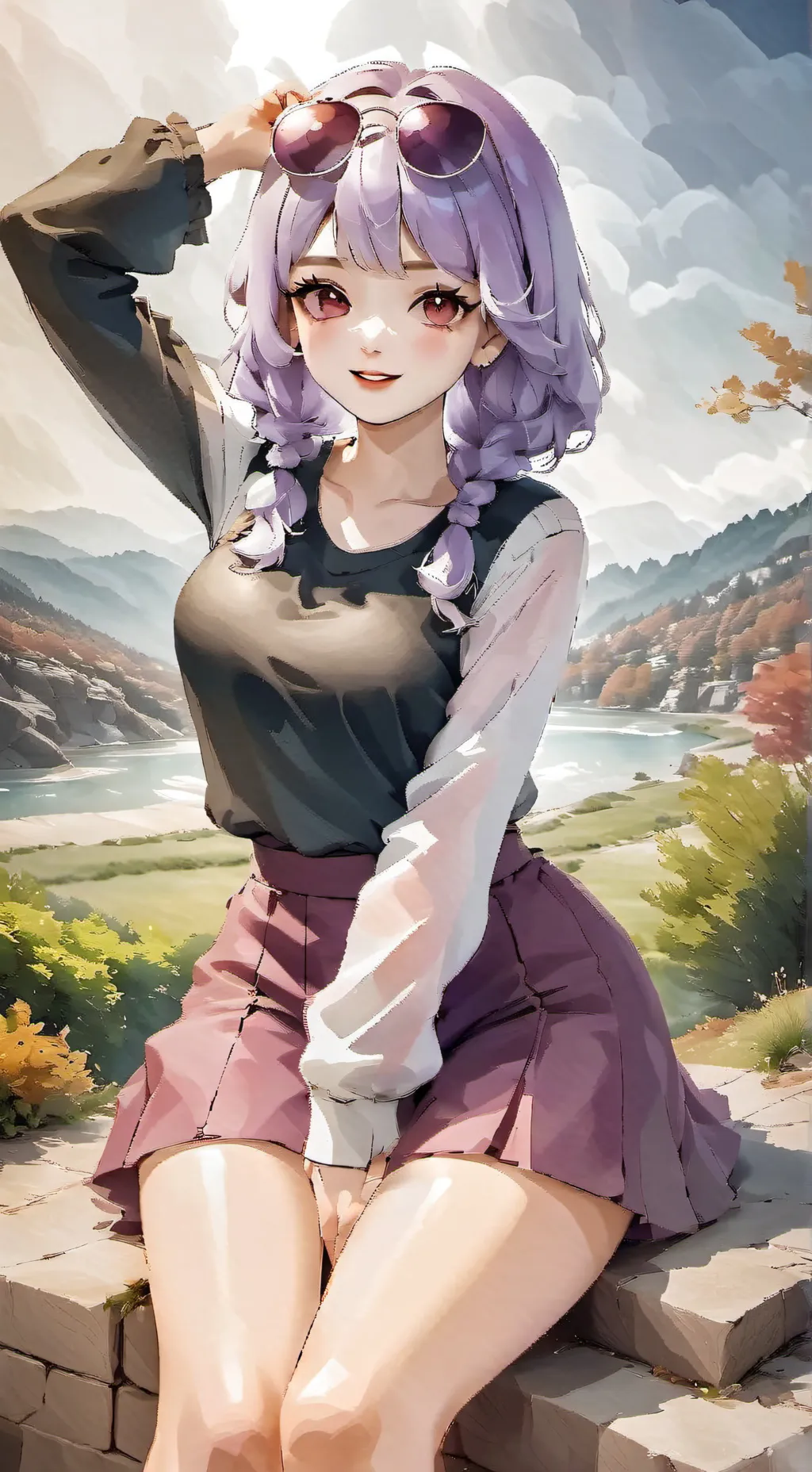 ai character: luna background