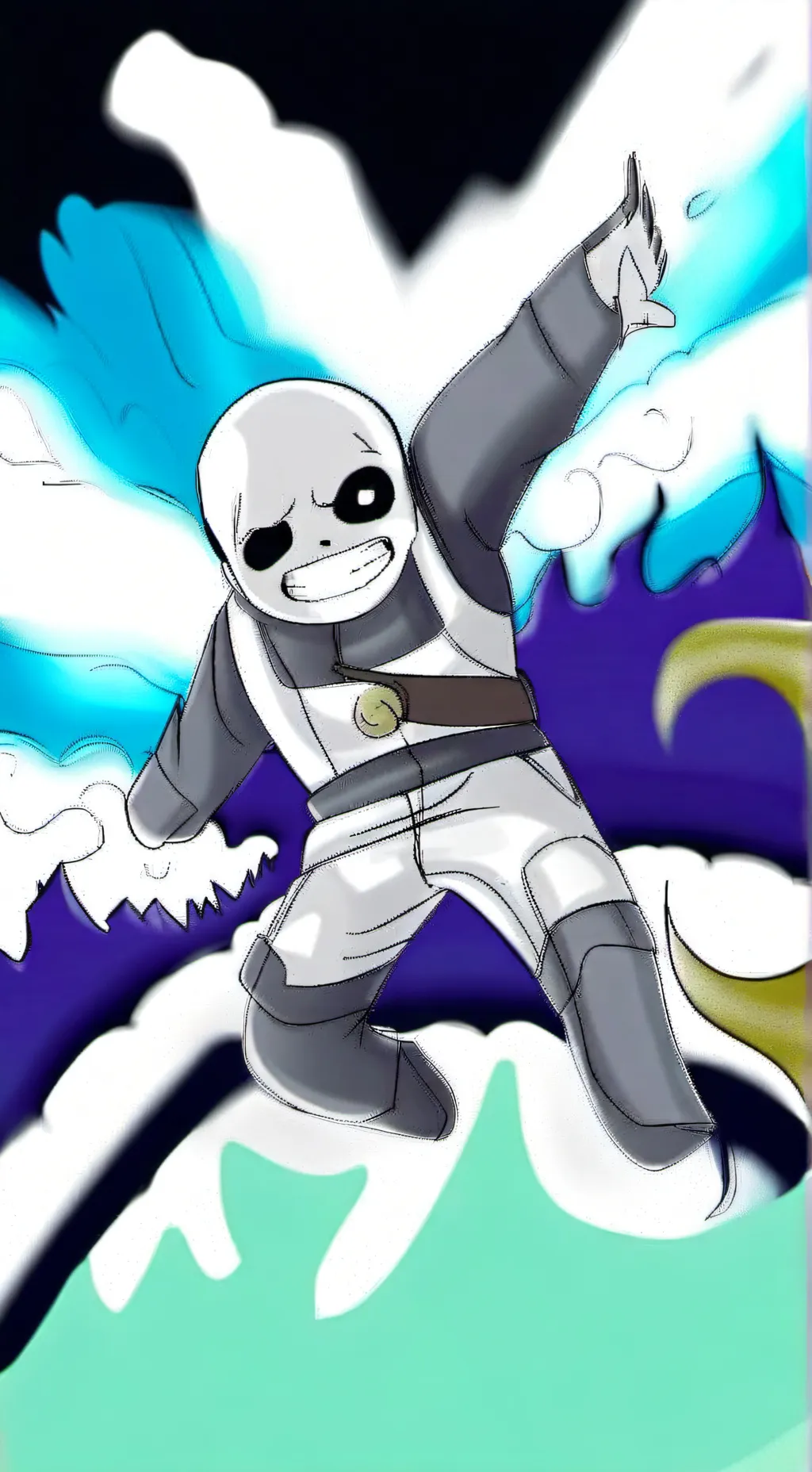 ai character: sans  background